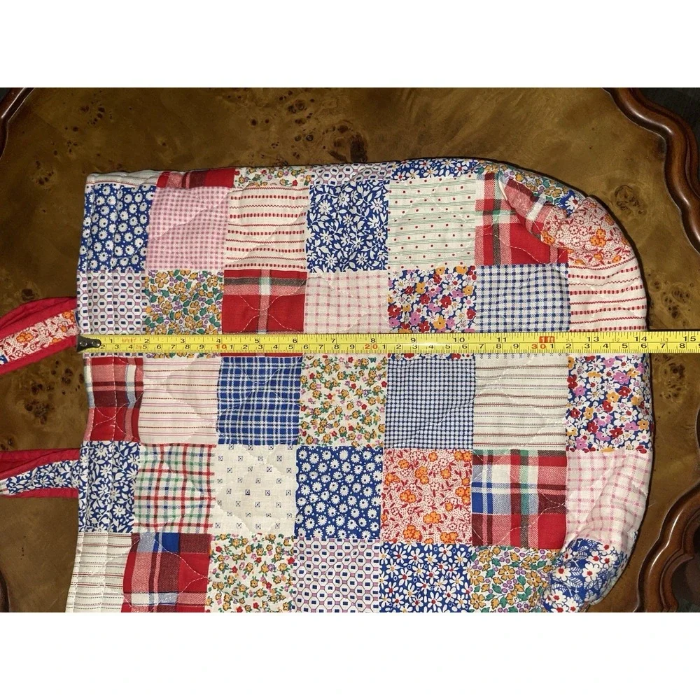 Vintage Patchwork Bag / Tote Quilt pattern Hobo Hippie By Now Design Snap Close